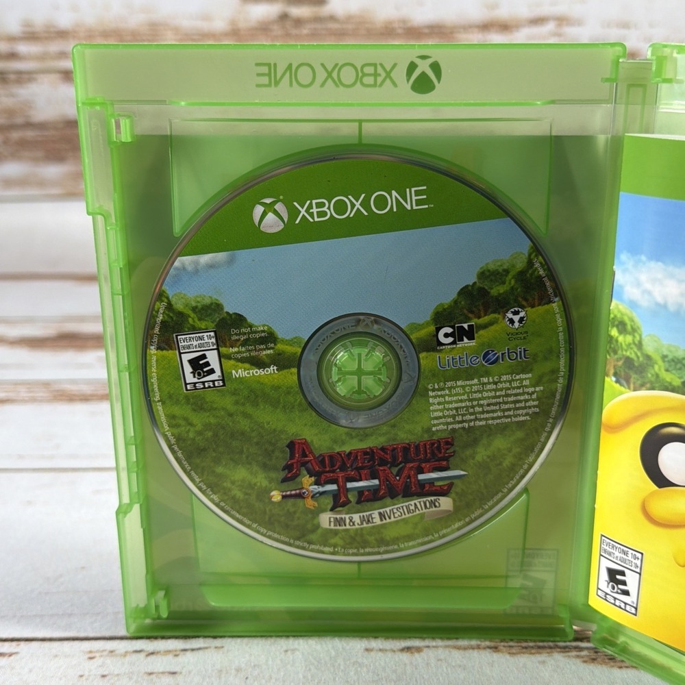 Adventure Time: Finn & Jake Investigations (Xbox One, 2015) CIB Good - Picture 3 of 4